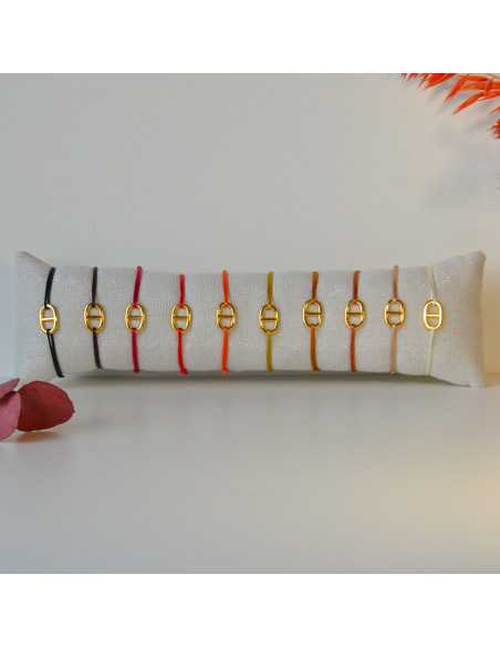 Maille marine dorée 0.25 microns