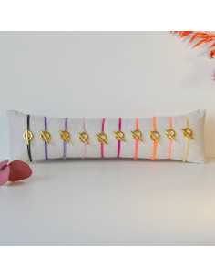 Bracelets fermoir toggle doré 0.25 microns couleur printemps