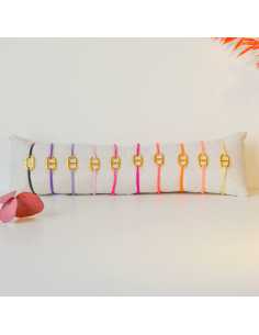 Bracelets fermoir toggle doré 0.25 microns couleur printemps 2