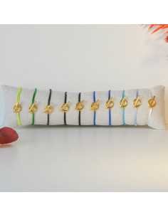 Bracelets fermoir toggle doré 0.25 microns couleur d'hiver