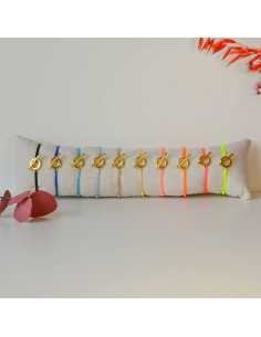 Bracelets fermoir toggle dorées 0.25 microns couleur d'été
