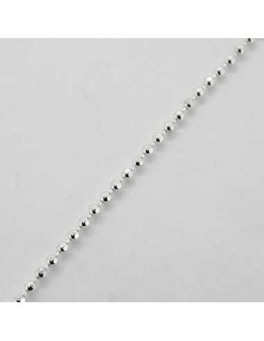 Chaîne boules 1.5 mm, par 2 mètres