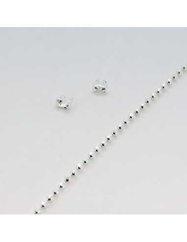 Chaîne boules 1.5 mm, par 2 mètres