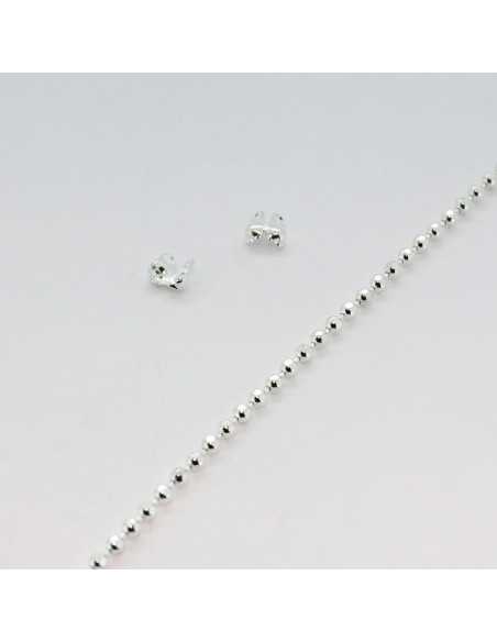 Chaîne boules 1.5 mm, par 2 mètres