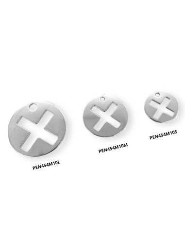 Pendentif médaille X ajouré références