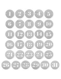 Intercalaire médaille chiffre