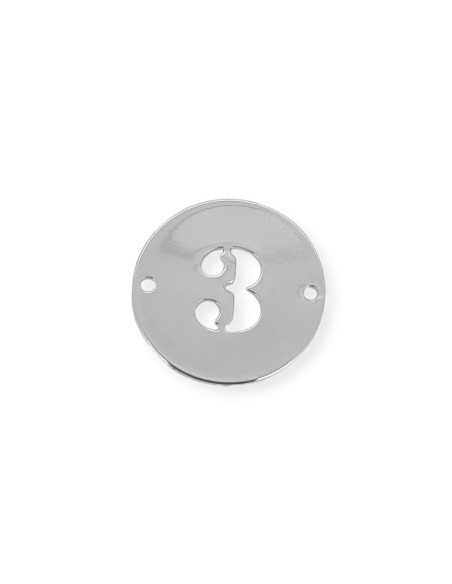 Intercalaire médaille chiffre 3 Intercalaire médaille chiffre 3