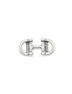 Passant double mors pour cuir plat 10mm.