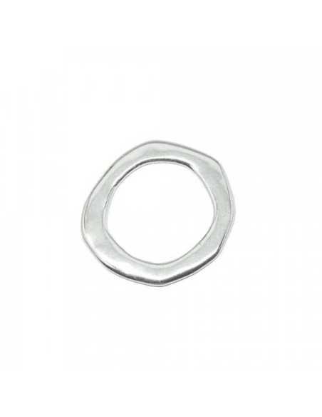 Intercalaire gros ronds 56mm plaqué argent