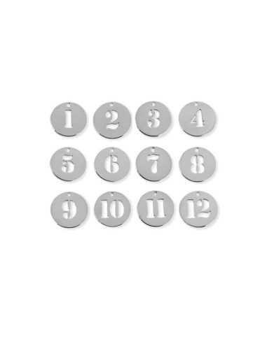 Bracelet toggle pastille chiffre