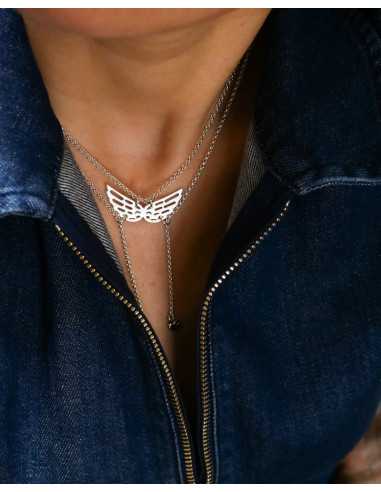 Collier coulissant ailes d’ange | Hobbyjoux