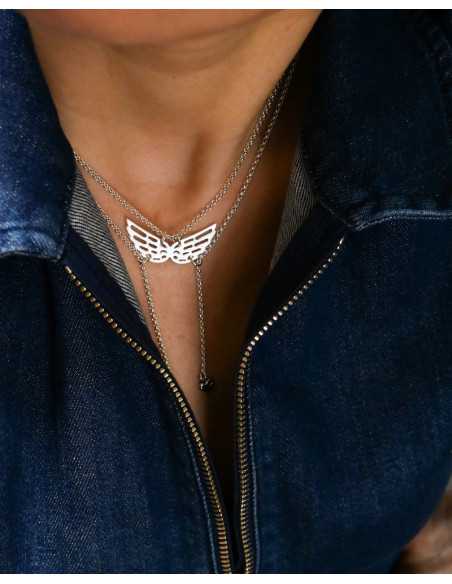 Collier coulissant ailes d’ange | Hobbyjoux
