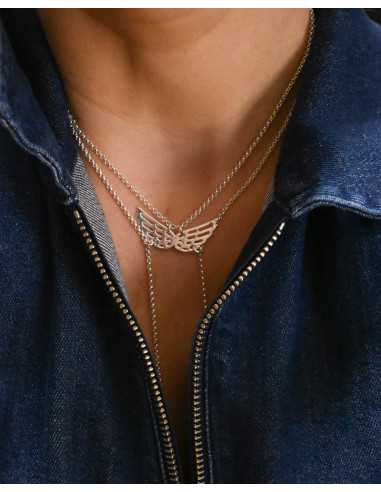 Collier coulissant ailes d’ange | Hobbyjoux