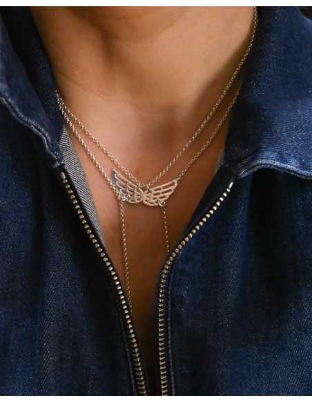 Collier coulissant ailes d’ange | Hobbyjoux