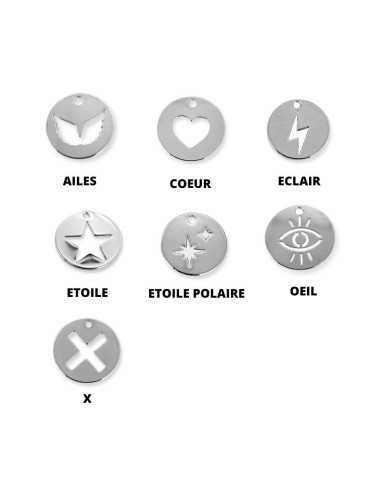 Jonc pastille ajourée personnalisable