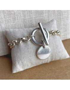 Bracelet toggle maxi pastille