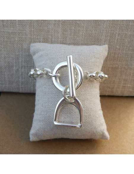Bracelet toggle maxi étrier