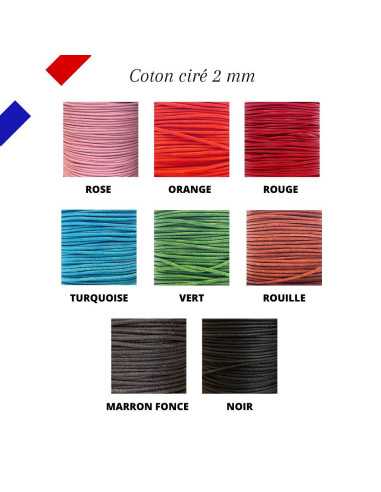 Coton ciré diamètre 2 mm