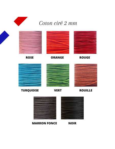 Coton ciré diamètre 2 mm