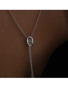 Collier mini maille coulissant 2