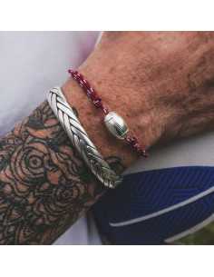 Bracelet sport ballon de rugby