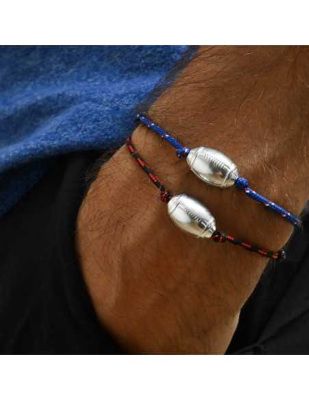 Bracelet sport ballon de rugby