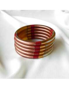 Jonc en corne de buffle métallisé | Hobbyjoux grossiste 2