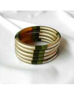 Jonc en corne de buffle métallisé | Hobbyjoux grossiste 2