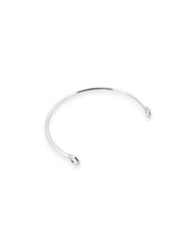 Demi jonc fin avec anneau accrochage