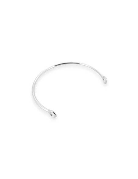 Demi jonc fin avec anneau accrochage