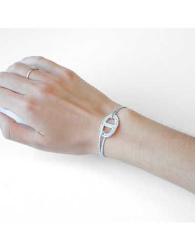 Intercalaire Maille marine pailletée