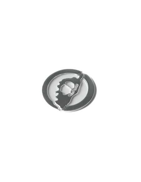 Intercalaire symbole Corse, 20 mm, plaqué argent 10 microns, par 3