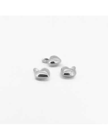 apprêt de montage coeur plaqué argenr