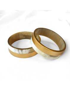 Jonc en corne de buffle Maxi, section large 20 mm | Hobbyjoux 2