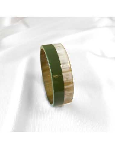 Jonc en corne de buffle Maxi, section large 20 mm | Hobbyjoux