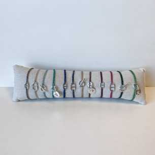 coussin bracelets cordon lurex