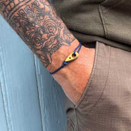 Fermoir poulie plaqué argenté