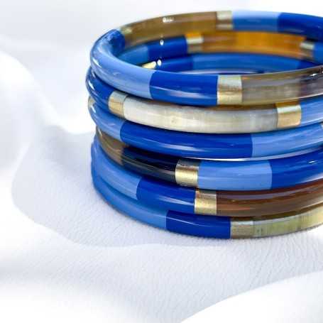 Jonc en corne de buffle de 6mm en plusieurs couleurs
