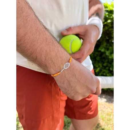Coussin 12 bracelets tennis sur cordons en plaqué argent 10 microns